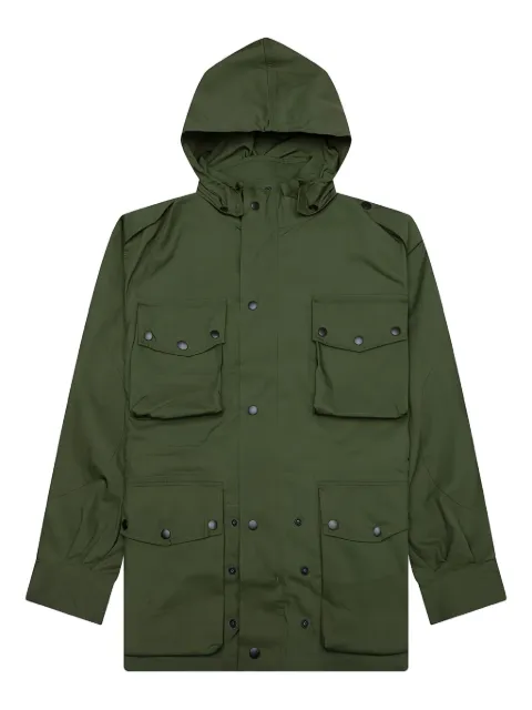 Needles Oxford hooded field coat Green QV137AOLIVE