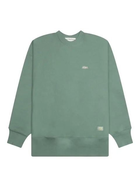 Advisory Board Crystals logo crewneck sweatshirt Green ABC123CNWT200JGREY