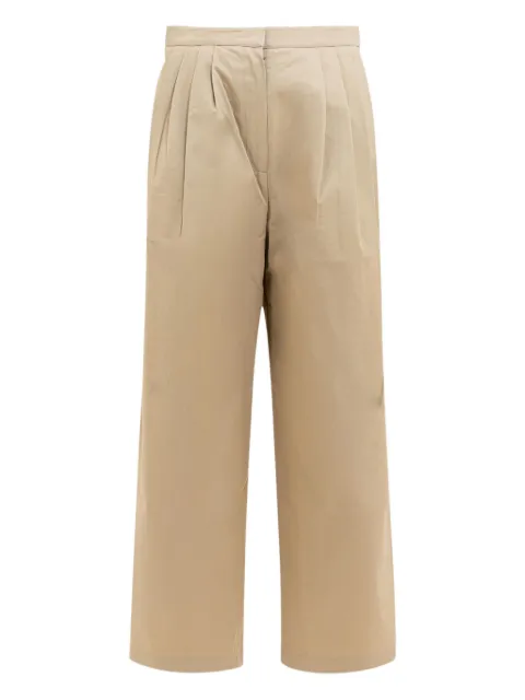 THE LOOM pleated-front trousers Neutrals TL17POWP01