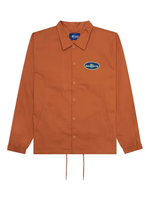 Awake NY oval-logo twill jacket Orange AWKSP23OT007RUS
