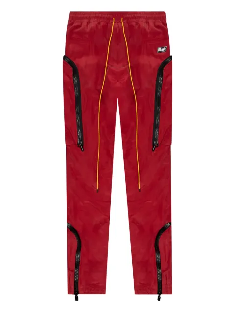 RHUDE Yachting zip-pocket trousers Red RHFW21PA160643740374