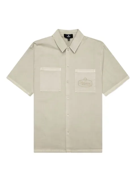 Represent logo-embroidered short-sleeve shirt MLM21482