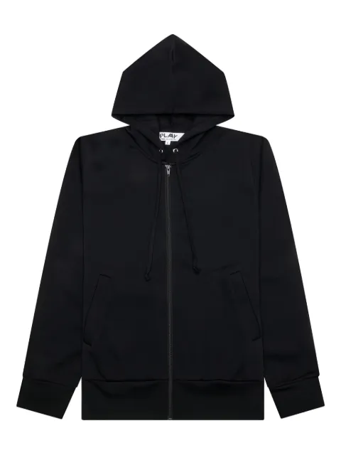 Comme Des Garçons Play zip-up hoodie Black AZT333051