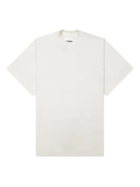 Jil Sander logo-embroidered T-shirt Neutrals J22GC0165J20128103