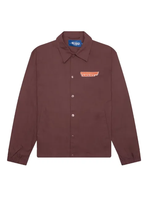 Awake NY ATV Coaches jacket Red AWKSP24OT009BRN