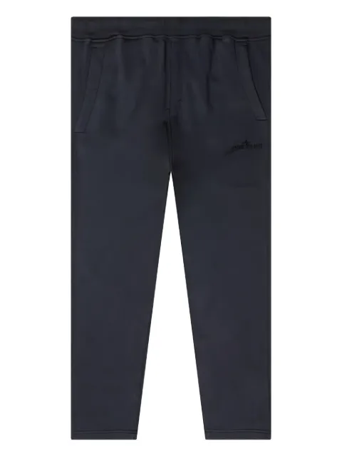 Stone Island logo-embroidered track pants Black 781562351