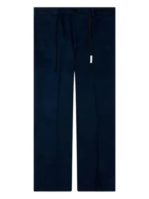 Marni drawstring trousers Blue PUMU0214A1UTC278
