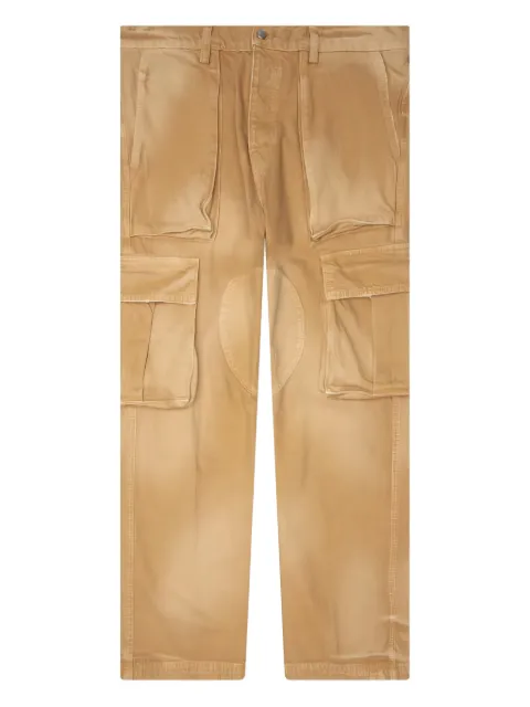 Nahmias logo regular cargo trousers Yellow D7P17282RW34