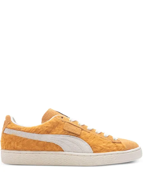 PUMA suede mohair sneakers Yellow 39870701