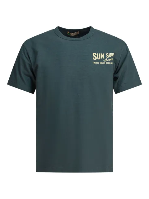 Sun Surf graphic-print cotton T-shirt Green SS79378119