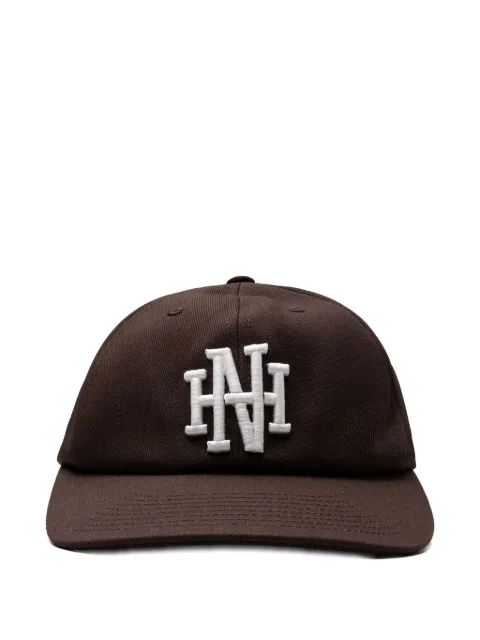 Neighborhood monogram-embroidered baseball cap Brown 251HCNHHT01BRO