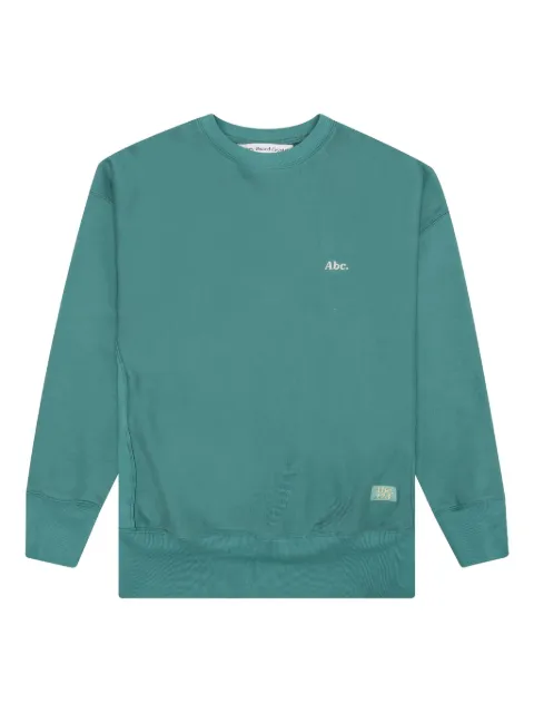 Advisory Board Crystals logo-embroidered crew-neck sweatshirt Blue ABC123CNSSLW100APA