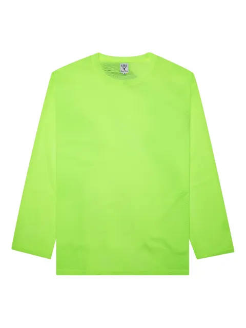 SOUTH2 WEST8 mesh knit T-shirt Green MR830NGRN