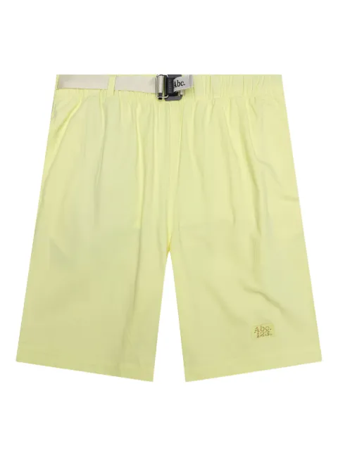 Advisory Board Crystals buckle-fastening shorts Yellow ABC123WPSHLW100SUL