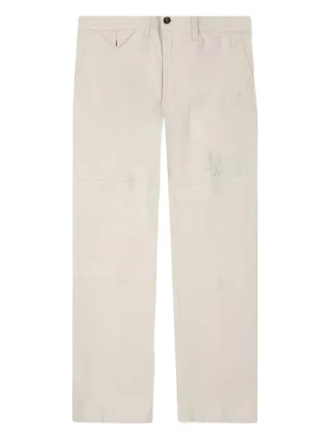 Honor The Gift embroidered-pocket trousers Neutrals HTG230312BONE