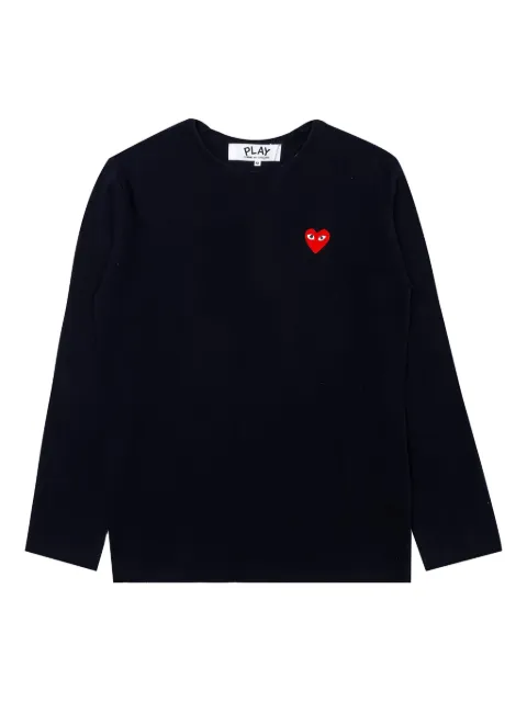 Comme Des Garçons Play heart-logo sweater Black AZN068051