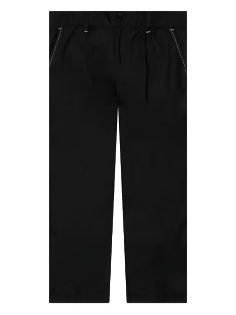 Awake NY contrast-stitching trousers Black AWKSP23PA002CHA