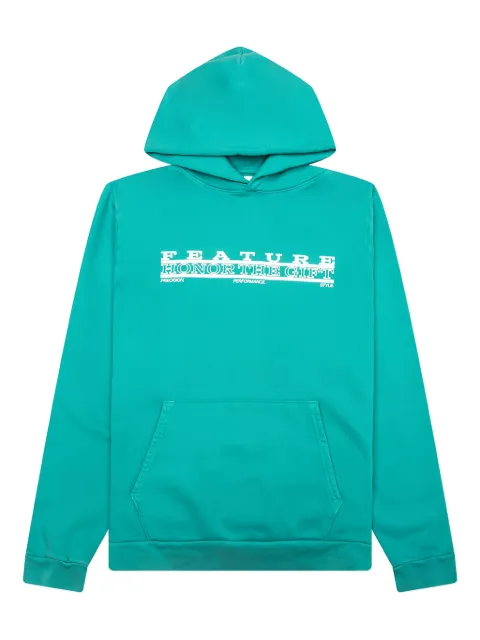 Honor The Gift x Feature Racing Club hoodie Blue HTG240504GRN