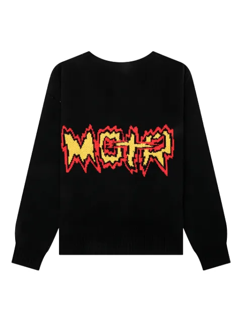 MEMBERS OF THE RAGE back-logo knit cardigan Black MTFW23SW073963720372