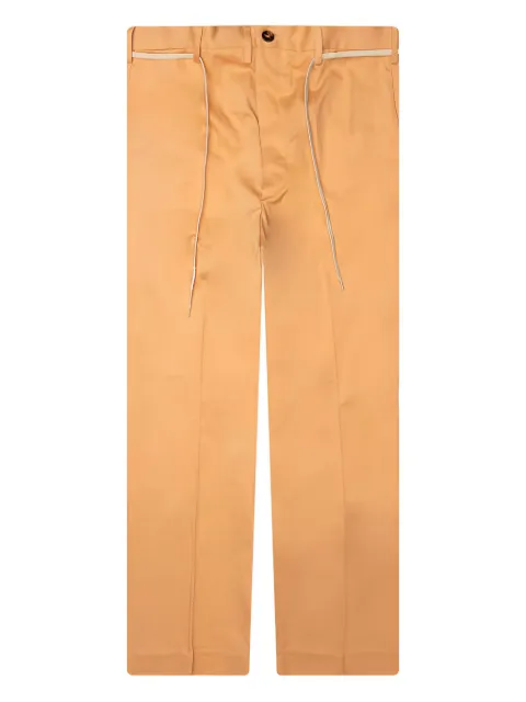 Marni drawstring-pocket trousers Orange PUMU0110A2UTC08400R08