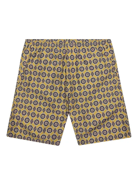 Needles patterned drawstring swim shorts Yellow GL075KHA