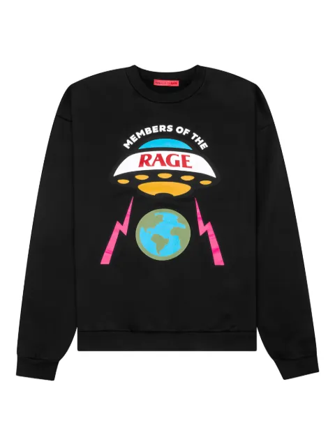 MEMBERS OF THE RAGE crew-neck logo sweatshirt Black MTSS24SW02775372BLK