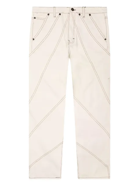 Honor The Gift panelled trousers White HTG250112BONE