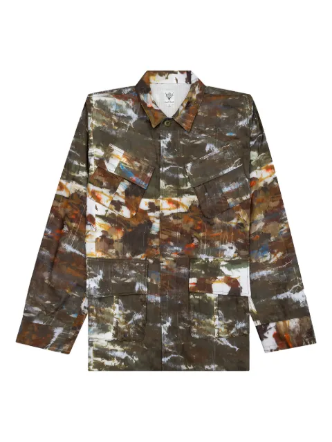SOUTH2 WEST8 x Ben Miller Jungle Fatigue jacket Green LQ824B