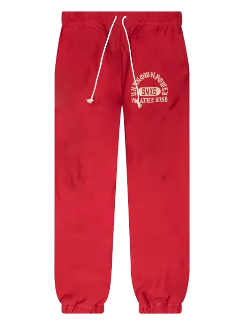 SAINT MXXXXXX Unknown Power track pants Red SMS230000051