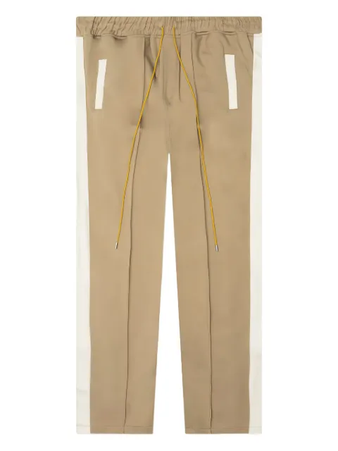RHUDE side-stripe elastic-waist track pants Neutrals RHPS23PA0983