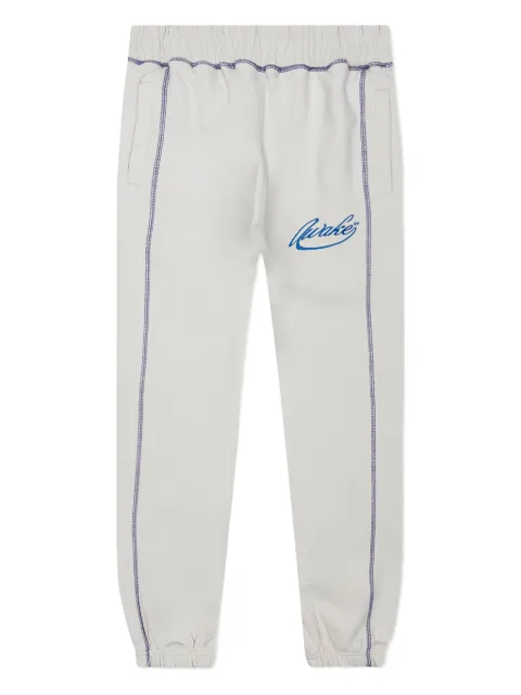 Awake NY contrast-stitch track pants Neutrals AWKSP22SP002CRE