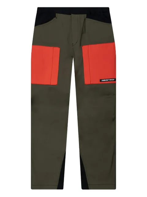 AMBUSH panelled cargo trousers Green BMCF004S22FAB0015600