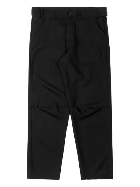 Comme Des Garçons Shirt button-fastening woven trousers Black W271301BLK