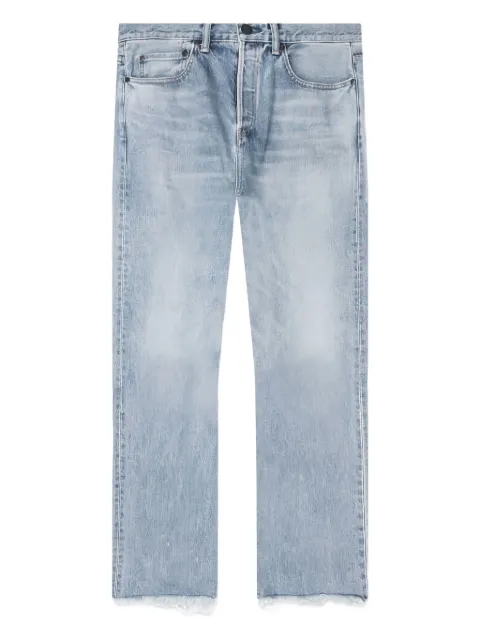 John Elliott Caribou frayed bootcut jeans Blue G484E75616L