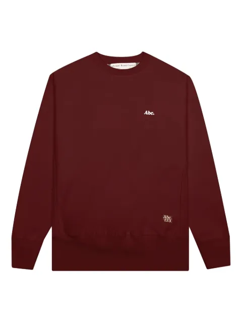 Advisory Board Crystals logo-embroidered sweatshirt Red ABC123CNSS200PYR