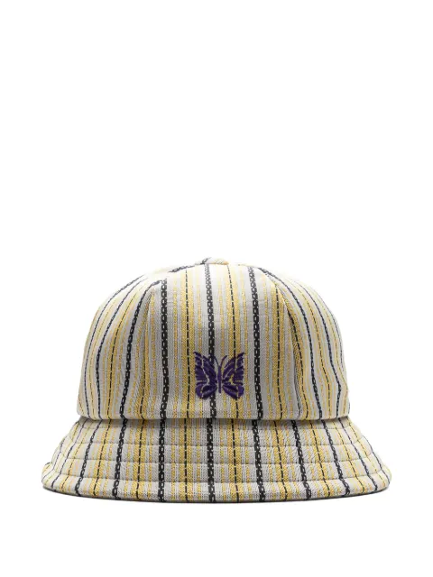 Needles striped butterfly bucket hat Grey MR070STRP