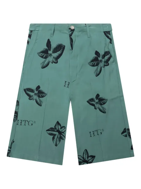 Honor The Gift floral-print shorts Blue HTG230221
