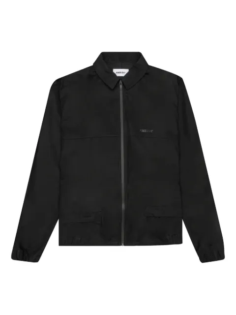 AMBUSH logo-detail shirt jacket Black BMEA016F21FAB0011010