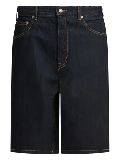 This Is Never That embroidered denim shorts Black GD251DSO5S01INDIGO