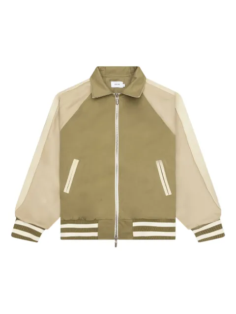 RHUDE logo-appliqué bomber jacket Green RHPS23JA0682