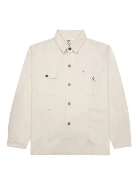 SOUTH2 WEST8 patch-pocket shirt jacket Neutrals MR725OFW
