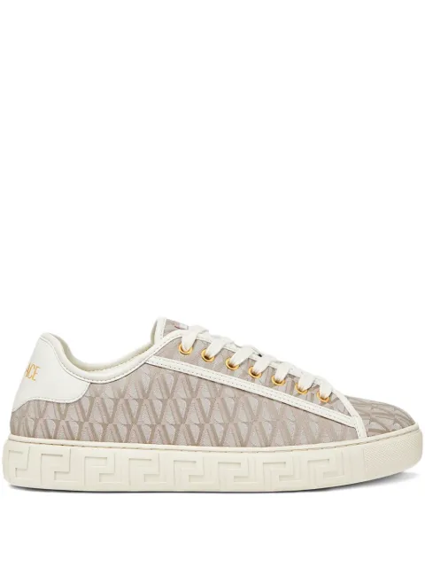 Versace Greca-pattern sneakers Neutrals 10135681A16069