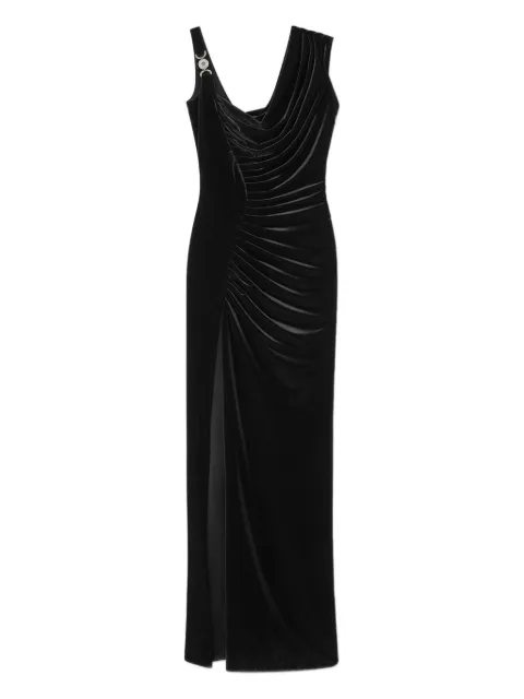 Versace La Medusa velvet gown Black 10141271A16018