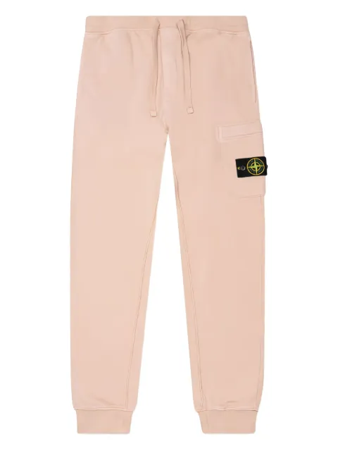 Stone Island patch-pocket cotton trousers Pink 751564520