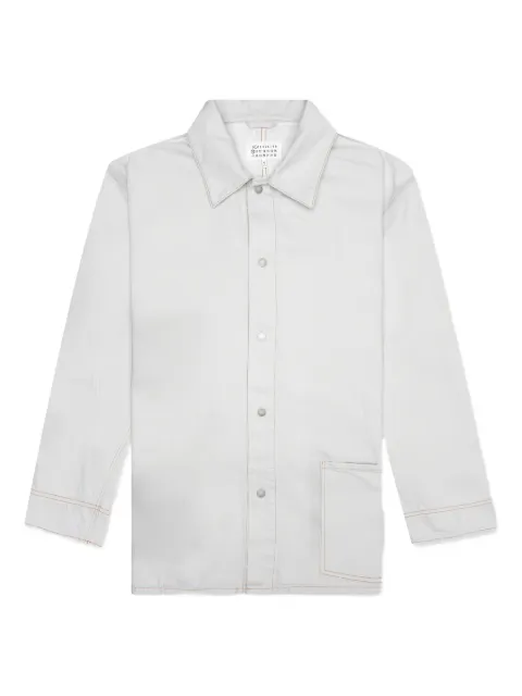 Maison Margiela selvedge-denim jacket White S51AM0486S30857961