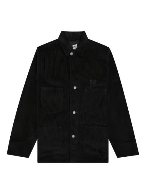 Needles x SMITH'S butterfly-embroidered jacket Black LQ325E