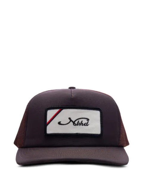 Neighborhood logo-patch baseball cap Brown 251YGNHHT10BRO