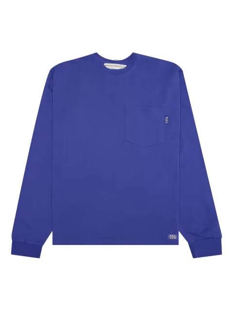 Advisory Board Crystals pocket long-sleeve T-shirt Blue ABC123LST100SAP