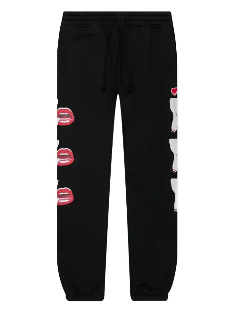 Emotionally Unavailable x Tom Wesselmann Smoking Lips track pants Black EUFW22SPT01