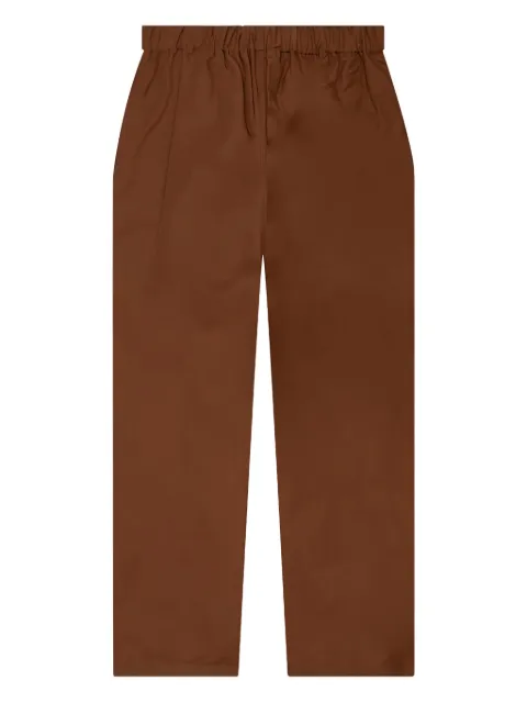 SOUTH2 WEST8 belted logo trousers Brown LQ678A